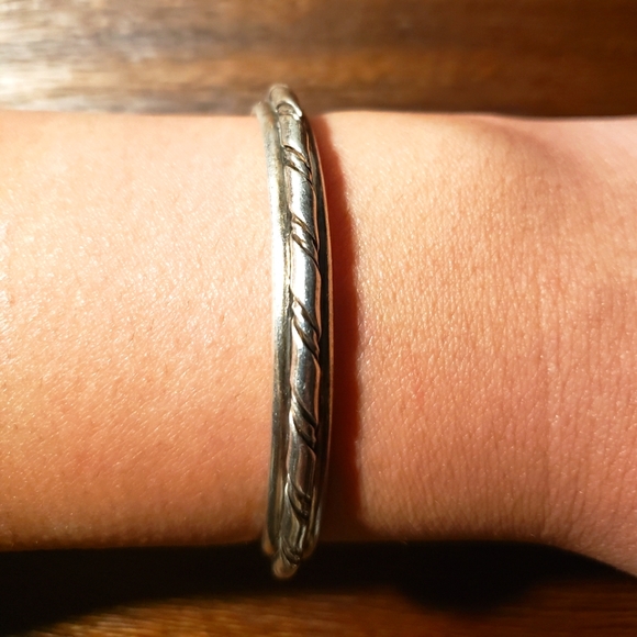 Vintage Sterling Silver Cuff Bracelet